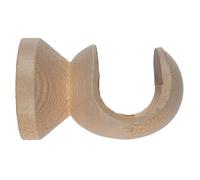 Soporte de techo Ideas Wood (Fresno, Barras para las cortinas de Ø 28 mm)