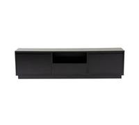 Soporte De Tv De Madera "vanguard" 160 X 30 X 42 Cm - Madera Negra