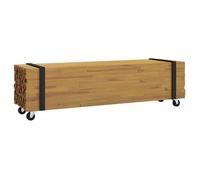 Soporte De Tv Marrón 110 X 30 X 30 Cm Madera De Teca Maciza Vidaxl