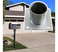 Soporte de valla solar duradero y kit de instalación de poste de luz de hormigón, diseño de fácil montaje para soluciones de valla seguras