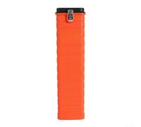 Soporte de varilla de soldadura D-350, cubo de aislamiento de electrodos 4KG para almacenamiento de electrodos de 300-350 mm, tubos de varilla de soldadura de plástico con tapa abierta (tapa negra)