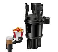 Soporte de vasos ajustable para vehículos, adaptador de copa antideslizante, interior del coche, portavasos, alargador, 25 x 6,4 cm, organizador de botellas de agua para tazas de café, alimentos,