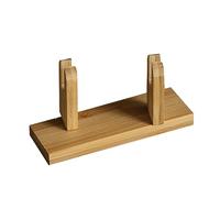 Soporte de ventilador de bambú estilo chino para decoración de escritorio, marco de ventilador, soporte de base, soporte, herramienta de exhibición, accesorios, estilo chino, soporte plegable de bambú