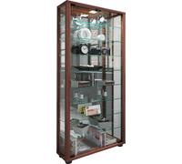Soporte de vitrina de vidrio | vitrina Vidrio con vidrio de seguridad ESG | Dimensiones aprox. H. 115 x W. 59 x D. 18 cm | Soporte de vidrio | Moderno y ahorro de espacio | Gabinete de exhibición de v