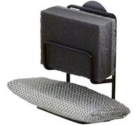 Soporte doble para esponjas Ibenzoa® TOWER, con ventosa, color , acero con doble revestimiento, diseño minimalista, 7,5 x 6,3 x 12,7 cm