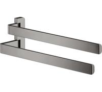 Soporte doble para toallas AXOR UNIVERSAL, individualmente articulado, acabado cromo pulido