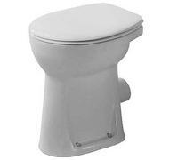 Soporte Duravit WC Duraplus Sudán, 465+100mm elevado, salida horizontal, blanco, 0212090000