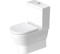 Soporte Duravit WC Kombi Starck 3 65.5cm, para juego de conexión Vario, blanco, 0128090000, Color: Blanco