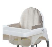 Soporte ergonómico, inserto acolchado para silla alta - Material fácil de limpiar | Cojín de asiento para niños pequeños, accesorios de viaje, compatible con la mayoría de modelos, solución de comedor