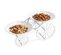 Soporte escalonado para cupcakes de 2 capas elegante | Soporte para tartas de fiesta de boda para fiesta de cumpleaños, boda, bufé, reunión de té, cena de vacaciones
