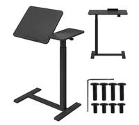 Soporte/escritorio portátil Mobiler Maclean, color , con altura ajustable de 76 a 109 cm, capacidad máxima de 30 kg, modelo MC-120 B
