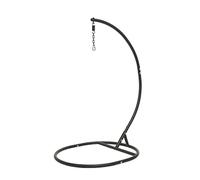 Soporte estándar para sillón colgante de huevo, 105 x 186 cm, negro