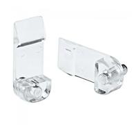 SOPORTE ESTANTE YUKA ESPESOR 16 PIV.5 TRANSPARENTE