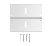Soporte Extensor para Poste de Buzón 2 Placas Acero Inoxidable
