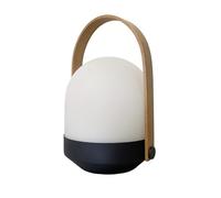 Lumisky AURA Lámpara portátil inalámbrica con LED blanco cálido regulable y mango de bambú