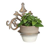 Soporte macetas colgador de plantas dorado resistente soporte plantas exterior