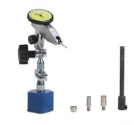 Soporte magnético ajustable de 0,01 mm para indicador de prueba de dial para medición de calibradores, soporte de acero resistente para mecanizado y calibración