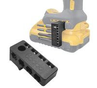 Soporte magnético de 1/4" Compatible con taladros Dewalt & Wrox, Montaje con Tornillo en el Lado Derecho, Organizador Potente para 4 Puntas