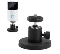 Soporte magnético de Pared para cámara de vigilancia Soporte Ring cámara Exterior con imán 15 KG Soporte cámara Pared 360° sin taladrar Compatible Ring Stick Up CAM/Pro/Plus/ 2/3/ Outdoor/Eufy/Arlo