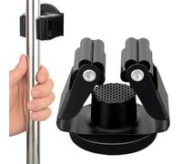 Soporte magnético para herramientas para garaje, organizador de trapeador de 5 ranuras, estante de almacenamiento de pared, soporte de agarre fuerte, soporte de utilidad sin taladro, para garaje