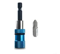 Soporte magnético para puntas de destornillador con ajuste de profundidad, varilla de extensión de acero al cromo vanadio para brocas hexagonales de 0.25 pulgadas, conector de cambio rápido para marco