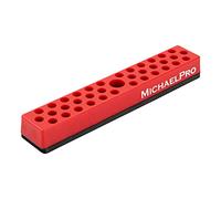 Soporte magnético para puntas MichaelPro - juego de 36 piezas, base resistente, almacenamiento práctico.