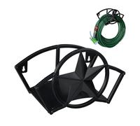 Soporte manguera portamangueras de pared compacto acero soporte mangueras