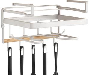 Soporte metálico de 4 piezas para servir, ideal para la cocina, para platos, cajones, mesas de servicio. Soporte estándar de metal para platos y vajilla