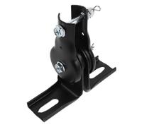 Soporte Metálico Negro para Ventilador de Techo Inclinado hasta 45° | Instalación en Áticos y Pisos Pequeños, Orificios Preperforados, Diseño Grueso, Ahorro de Espacio