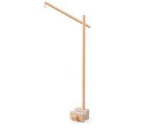 Soporte Móvil Cuna, Brazo de Madera con Diseño Rectangular para Cuna y Cambiador, Soporte para Colgar Móviles, Campanas, Juguetes Ligeros y Decoración Infantil, Natural