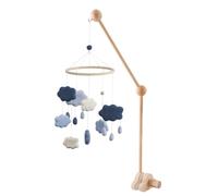Soporte Móvil para Cuna Estante Juguetero con Madera para Moisés | Brazo Desmontable con Altura Ajustable para Cuna Móvil para Niños Niñas Hogar Dormitorio Viaje Cochecito Jardín de Infancia