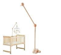 Soporte Móvil para Cuna Estante Juguetero con Madera para Moisés | Percha Colgante Desmontable con Altura Ajustable Viaje, Cochecito, Hogar, Guardería, Niños Pequeños, Niños y Niñas