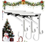 Soporte Navideño de Calcetines Set De 3 Metálico Ajustable Antideslizante