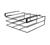 Soporte Negro de Cortar Capa de Doble para Tabla de Acero Inoxidable | Organizador de Cocina sin Taladro, Tamaño Grande Compatible, Diseño Elegante, Ahorro de Espacio