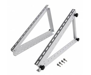 Soporte Panel Fotovoltaico Plegable con Ángulo Regulable 0 a y Construcción Perforada en Aluminio Anodizado con Perillas Ajuste Convenientes , 41 Pulgadas 1040 Mm