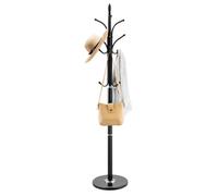 Soporte para abrigos VEVOR, 370x370x1800 mm, perchero con base de mármol y 6 ganchos, armario para pasillo ideal para la entrada, dormitorio, oficina, sala de estar, perchas para abrigos, sombreros, b