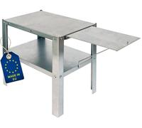 Soporte para ahumador - Acero aleado - Práctica base para ahumador, dimensiones 45x28x40/65 cm