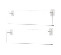 Soporte Para Almacenamiento De Discos: Estante Multifuncional Adhesivo Transparente, Bandeja De Almacenamiento Sin Taladros, Soporte De Exhibición Transparente, Repisa De Pared Acrílica | Estante De V