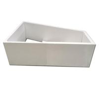 Soporte para bañera Sturotec, compatible con la bañera angular Bette Space S de 170 x 75 cm, para instalación en esquina izquierda