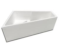 Soporte para bañera Sturotec, compatible con la bañera angular Villeroy & Boch Loop & Friends de 175 x 135 cm, para instalación en el lado izquierdo