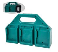 Soporte para batería de herramientas de 18 V, organizador compacto para 6 celdas, ahorro de espacio y orden eficiente