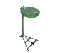 Soporte para bolsas de basura, bastidor fijo para 120 l de capacidad, con pedal