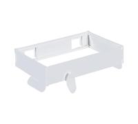 Soporte para bolsas de basura de cocina, estante montado en armario que | Tamaño estándar, color blanco, ligero, montado en la pared, diseño de ahorro de espacio, adecuado para armarios de cocina