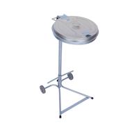 Soporte para bolsas de basura para 120 l de capacidad, bastidor rodante con 2 ruedas