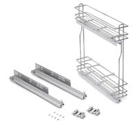Soporte para botellas Emuca SupraMax, lateral, extensible, con sistema de cierre automático, modelo modular