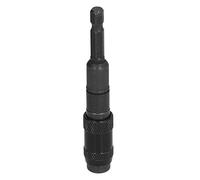 Soporte para brocas hexagonales Varilla de extensión multiángulo Herramientas manuales universales Acero al cromo vanadio de 1/4 pulg. Larga vida útil Operación en espacios (Todo negro)
