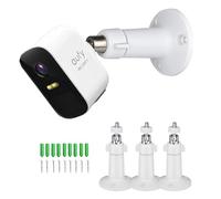 Soporte para cámara Eufy,soporte de pared para cámara EufyCam 2 Pro/2c Pro/2/2C/Eufy E/SoloCam S40,para Arlo/Ring/Wyze cámara, soporte de seguridad ajustable a 360 grados para uso interior y exterior