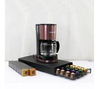 Soporte para cápsulas de café Nespresso, Organizador de Metal, cajón, accesorios, 40 tazas GuangHua