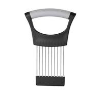 Soporte para cebolla para rebanar, Asistente para rebanar alimentos - Soporte para cortador de picadora de limón de cocina - para cortar y picar alimentos apto para lavavajillas para cebolla