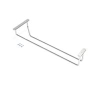 Soporte para copas para muebles supra de 1 línea, longitud 340mm, acero, cromado